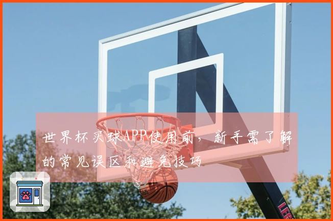 世界杯买球APP使用前，新手需了解的常见误区和避免技巧